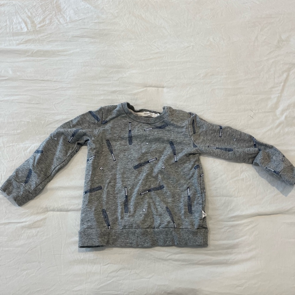 Miles the Label Baseball Boys’ Sweatshirt 24 mo